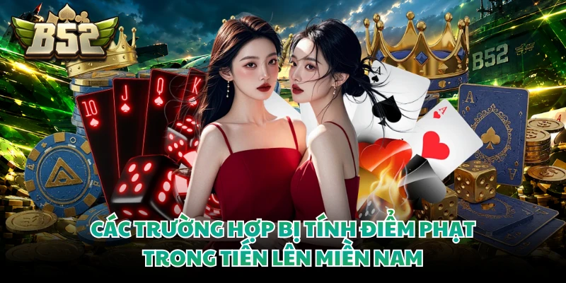Các trường hợp bị tính điểm phạt trong tiến lên miền Nam 