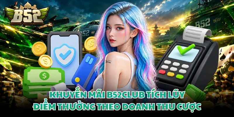 Khuyến mãi B52CLUB tích lũy điểm thưởng theo doanh thu cược 