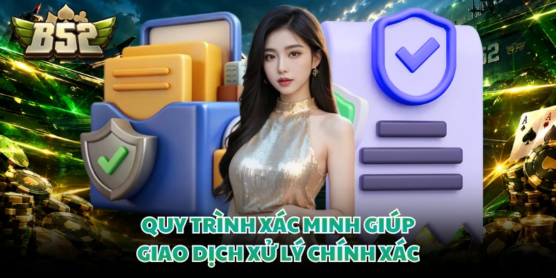 Quy trình xác minh giúp giao dịch xử lý chính xác