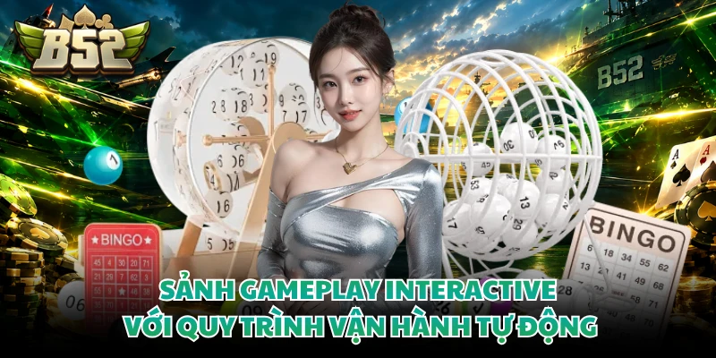 Sảnh Gameplay Interactive với quy trình vận hành tự động